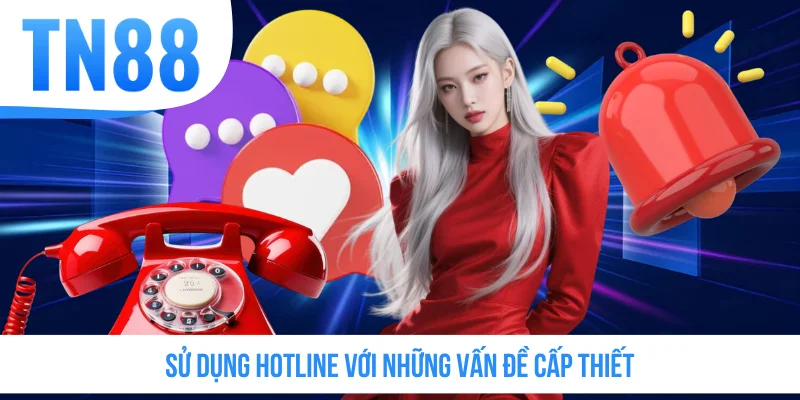 Sử dụng Hotline với những vấn đề cấp thiết
